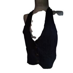 Tulle black vest